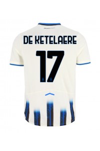 Fotbalové Dres Atalanta Charles De Ketelaere #17 Venkovní Oblečení 2025-26 Krátký Rukáv